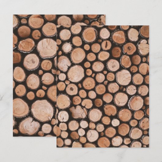 Firewood Logs      ポストカード (正面/裏面)