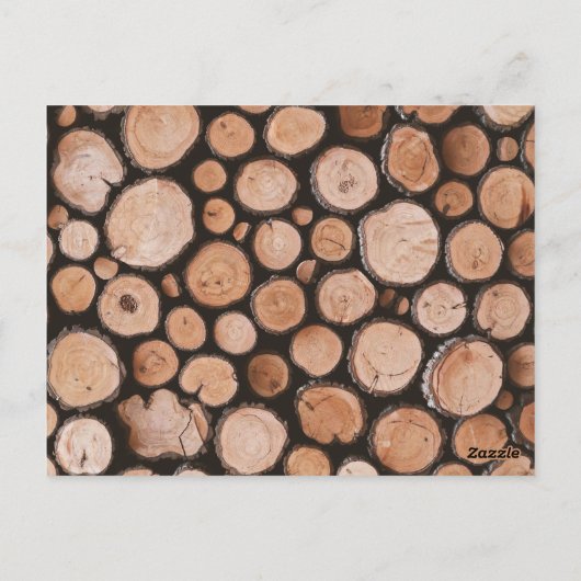 Firewood Logs      ポストカード (裏面)