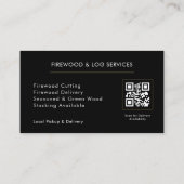 Firewood QR Code 名刺 (裏面)