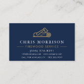 Firewood Supply Service 名刺 (正面)