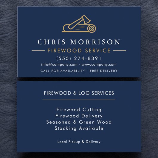 Firewood Supply Service 名刺