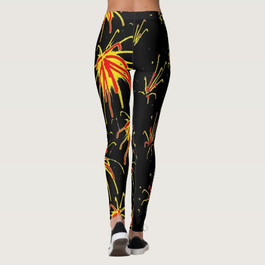 Firework Burst Leggings レギンス (裏面)