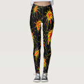 Firework Burst Leggings レギンス (正面)