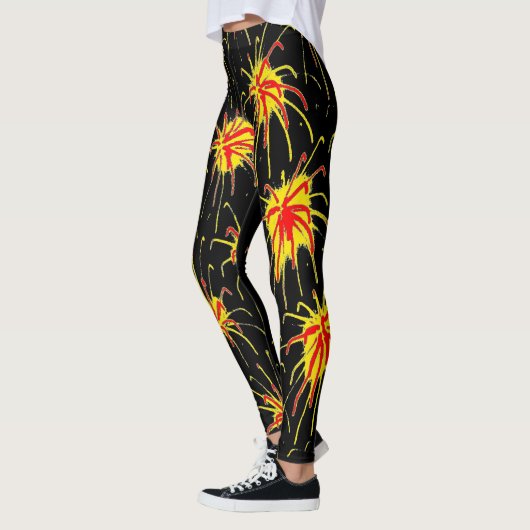 Firework Burst Leggings レギンス (左)