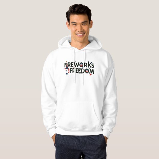 Firework Freedom Hoodies 🇺🇸✨ パーカ (正面フル)