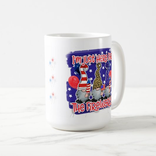 Fireworksお洒落の格言 コーヒーマグカップ (正面右)