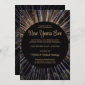 Fireworksお祝い新年招待状 招待状 (正面/裏面)