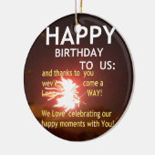 Fireworksのお祝いとありがとうご連絡 セラミックオーナメント (左)