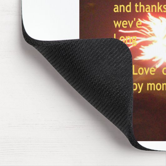 Fireworksのお祝いとありがとうご連絡 マウスパッド (コーナー)