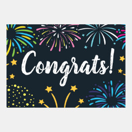 Fireworksのお祝いのカード