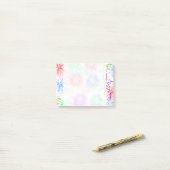 Fireworksのオン空白の（背景色の追加） ポストイット (デスク上)