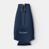 Fireworksの専門もし者走パーソナライズされた走パーティー ボトルクーラー (裏面)