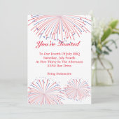 Fireworksの招待状 招待状 (スタンド正面)