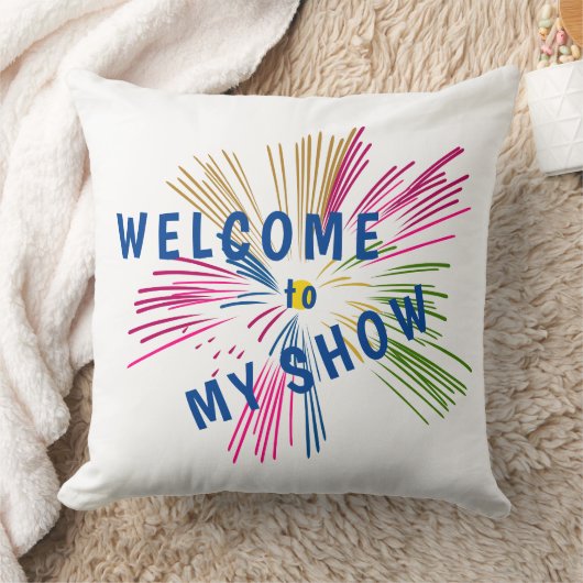 Fireworksの文字 クッション (ブランケット)