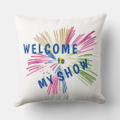 Fireworksの文字 クッション (裏面)