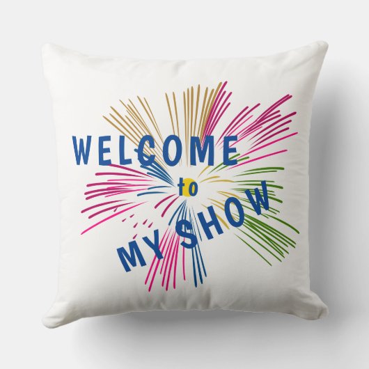 Fireworksの文字 クッション (裏面)