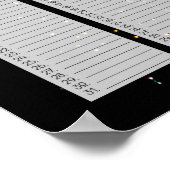 Fireworksの特別な日でカレンダーを覚える ポスター (角)