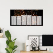 Fireworksの特別な日でカレンダーを覚える ポスター (ホームオフィス)
