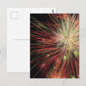 Fireworksの終了 ポストカード (正面/裏面)