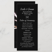 Fireworksの結婚式 プログラム (正面/裏面)