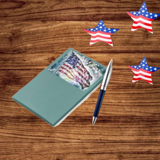 Fireworksの背景のポストイットノート ポストイット