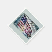 Fireworksの背景 スタンダードカクテルナプキン (角)