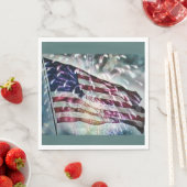 Fireworksの背景 スタンダードランチョンナプキン (インサイチュ)
