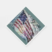 Fireworksの背景 スタンダードランチョンナプキン (角)