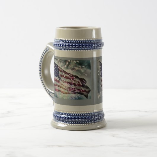 Fireworksの背景 ビールジョッキ (正面左)