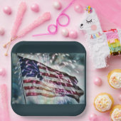 Fireworksの背景  ペーパープレート (パーティー)