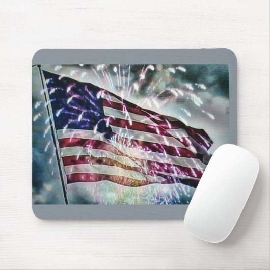 Fireworksの背景 マウスパッド (マウス)