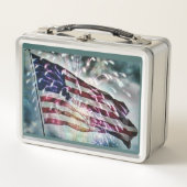 Fireworksの背景 メタルランチボックス (正面)