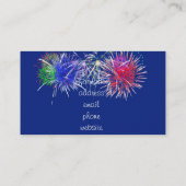 Fireworksの背景 名刺 (裏面)