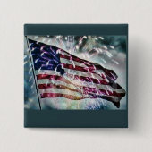 Fireworksの背景    缶バッジ (正面)