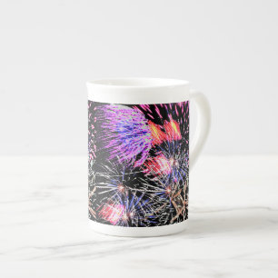 Fireworksの表示 ボーンチャイナマグカップ