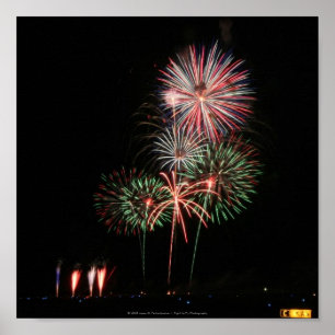 Fireworksの表示 ポスター