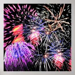 Fireworksの表示 ポスター