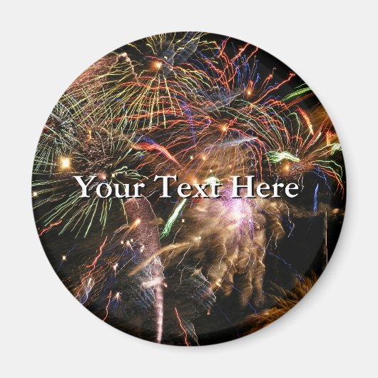 Fireworksの表示 マグネット (正面)