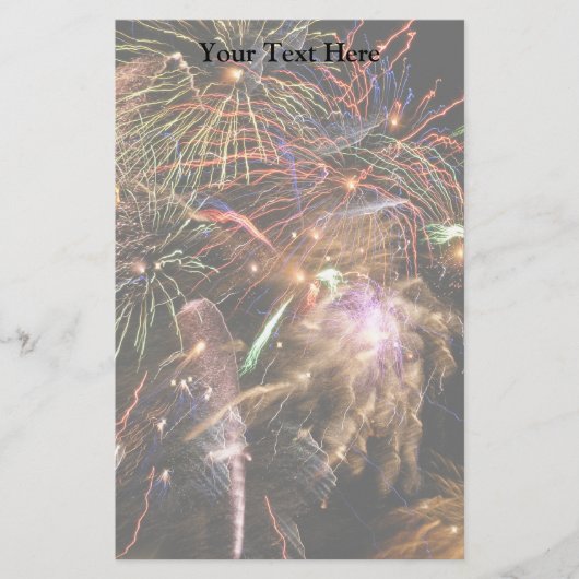Fireworksの表示 便箋 (正面)