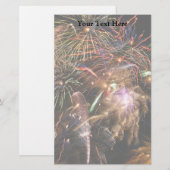 Fireworksの表示 便箋 (正面/裏面)