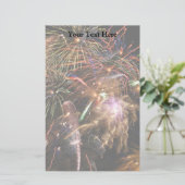 Fireworksの表示 便箋 (スタンド正面)