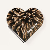 Fireworksの金ゴールド ノートブック (正面)