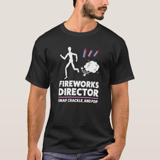 FireworksのSnap CrackleとUsaポップ・アートの監督 Tシャツ (正面)