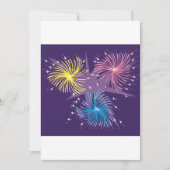 Fireworksカラフル招待状 招待状 (正面)