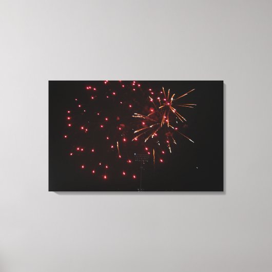 Fireworksキャンバスのプリント キャンバスプリント (正面)