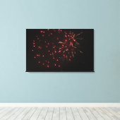 Fireworksキャンバスのプリント キャンバスプリント (インサイチュ (ウッドフロア))