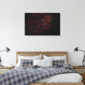 Fireworksキャンバスのプリント キャンバスプリント (インサイチュ (寝室))