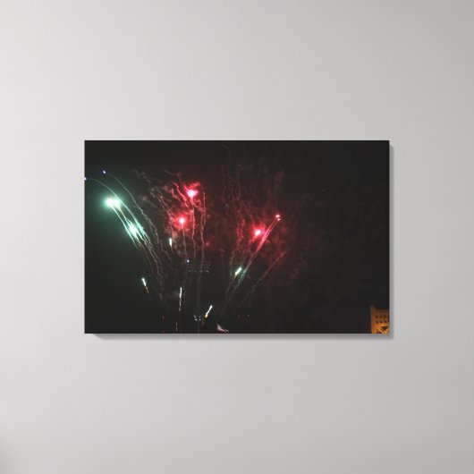Fireworksキャンバスの印刷 キャンバスプリント (正面)