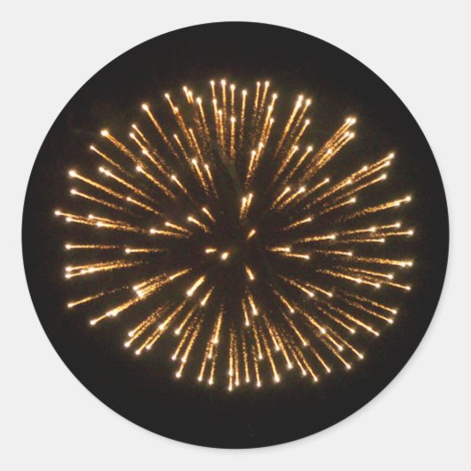 Fireworksスタンプ01 ラウンドシール (正面)