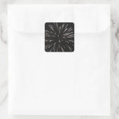 Fireworksスタンプ スクエアシール (バッグ)